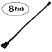 4 Pin PWM Fan Extension Cable PC Fan Power Braided Sleeved Extending Fan Cable Extension Cable Adapter Case 4-Pin Cooling Fans Cable (8 Pack) TeamProfitcom