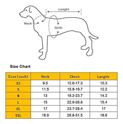 Clan_X Outdoors Dog Coat, Waterproof & Durable Warm Jacket Applied for All Year Around，Available Sizes in XS, S, M, L, XL, XXL.(XS, Orange)