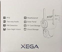 Xega 4G Cellular Security Camera【Dual