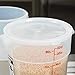 Cambro lid 12, 18 & 22-qt round/food storage containers (1 each) RFSC12PP190