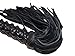 40 Premium Quality Genuine Leather Tails, Horse Whip with Long Handle Wrapped in Leather, Chain Designed Grip with 2 Turkhead Knots