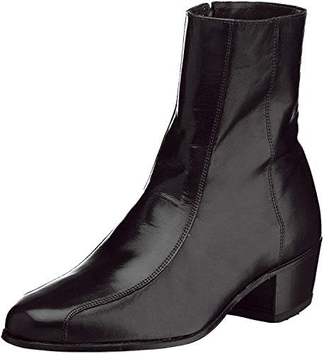 mens side zipper dress boots