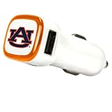 NCAA Auburn Tigers Car Charger, White