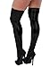 Holly Gibbons Women's Sexy Wet Look Thigh-High Stockings