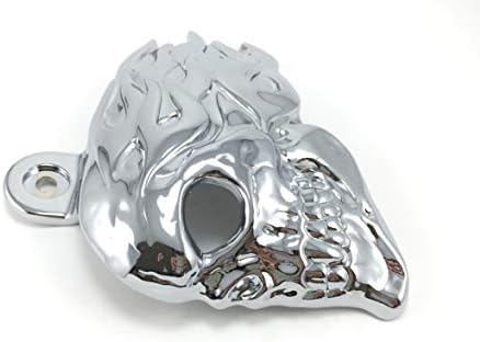 skull horn cover for harley davidson