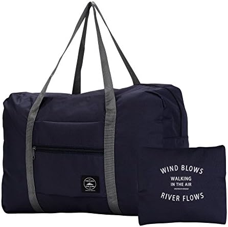 Foldable Travel Duffel Bag Tote Carry on Luggage Lightweight Nylon Sport for Women Girls