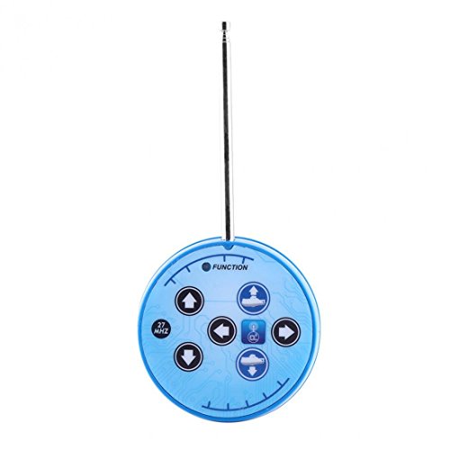 Rumfo Mini RC Water Boat Toy Remote Control Boat Plastic Model Submarine Ship Electric Toy Waterproof Diving in Water Indoor Toys for Fish Tank Pools Kids Gift (Blue) - Thumbnail 4