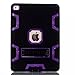 iPad Air 2 Case, TabPow Purple Rugged Triple-Layer Shock-Resistant Drop Proof Defender Case Cover with Kickstand for Apple iPad Air 2 with Retina Display/iPad 6
