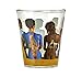 JUST FUNKY Pink Floyd Backs Shot Glass, 1.5oz