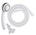 LDR 520 3110WT Complete 3 Function Handheld Massage Showerhead Set with 72-Inch Hose and Mount Bracket White Finish