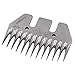M.Z.A Sheep Shears Blades and Combs Shear Blades Replacement Goat Clipper Blades for Sheep Shears Electric Clipper 13-Tooth Straight