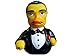 CelebriDucks - The Godfeather - Floating Rubber Ducks - Collectible Bath Toy Gift for Kids & Adults of All Ages