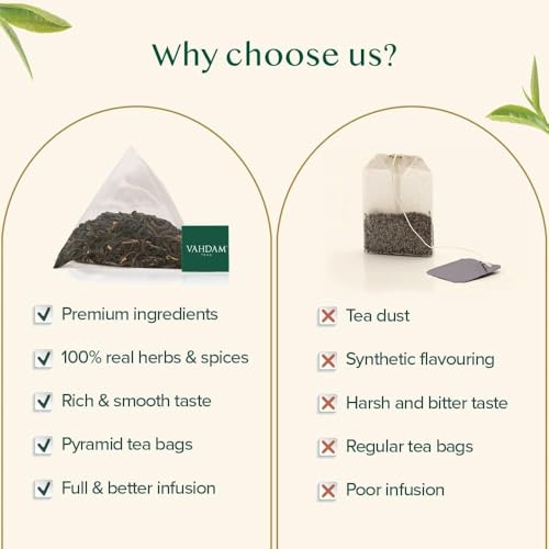 VAHDAM, Earl Grey Black Tea Bags (100 Count) High Caffeine, Non GMO, Gluten Free | Citrusy Earl Grey Tea Leaves w/pure Bergamot Oil | 100% Halal Certified | Resealable Ziplock Pouch