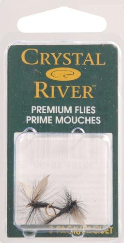 Crystal River #12 Black Gnat Trout Flies