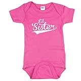 Little Sisters Baseball Onesie, Onesies for Siblings, New Lil Sister Shirts