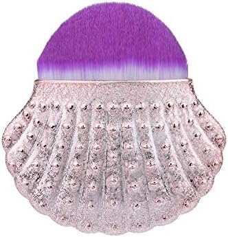 Makeup Brush Shell Bottom Brush Powder Blush Makeup Cosmetic Brush,Multi,United States