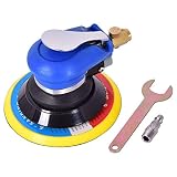 GTrim Air Palm Random Orbital Sander Dual Action Pneumatic Polisher Speed Adjustable Grinding Sanding w/Pad (6 inch)