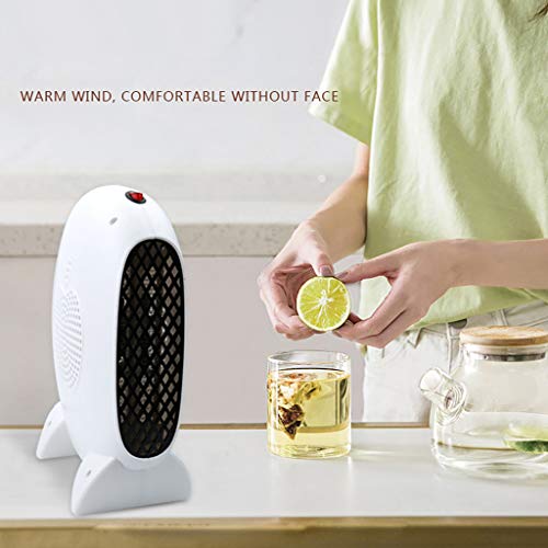 Clearance Sale!UMFun Desktop Heater Mini Hot Air Heater Desktop Insulation Energy Saving Office Home