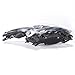 HEADLIGHTSDEPOT Black Housing Halogen Headlights Compatible with Nissan Altima 2007-2009 Includes Left Driver and Right Passenger Side Headlamps