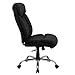 Flash Furniture HERCULES Series Big & Tall 400 lb. Rated Black Fabric Executive Ergonomic Office Chair and Chrome Base