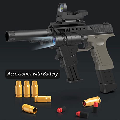 Toy Gun, Guns Toys Realistic Kids with Combo Accessories, Foam Bullet Gun Blaster for Kids Over 14+ Years Old, Outdoor Play (Classic)