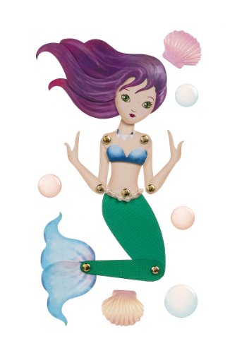 Jolee's Boutique Poseable Dimensional Sticker, Mermaid