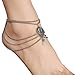 BeOne® Bohemia Hollow Tassel Barefoot Turquoise Anklet Arm Chain