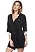 Ekouaer Women's Kimono Robe Short Lightweight Viscose Knit Bathrobe (S-XXL)
