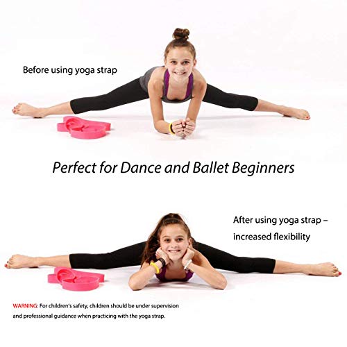 image for fitter's niche Yoga Stretch Strap, Non Elastic Exercise Band with 10 L