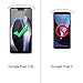 Osophter Compatible with Google Pixel 3 XL,Pixel 3 XL Flower Case Shock-Absorption Flexible TPU Rubber Soft Silicone Full-Body Protective Cover for Google Pixel 3XL (Clear Flower)