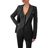 LIBODU Women Pantsuits Wedding Tuxedos Party Wear Suits Formal Business Suits