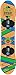 Sportsstuff Snow Ryder, Hardwood Snowboard, perfect for Beginners and Backyard Fun