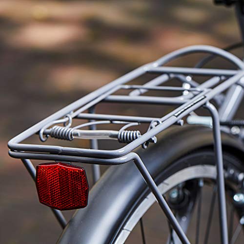 700c Royce Union RMX Mens 3-Speed Commuter Bike, 17" Aluminum Frame, Cool Gray