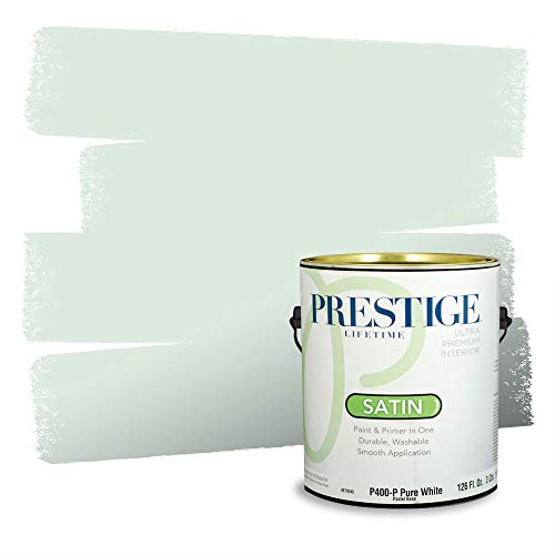 PRESTIGE Paints Interior Paint and Primer In One, 1-Gallon, Satin, Comparable M…