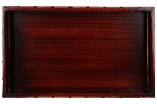 Handicrafts-Home-Towel-Tray-for-Bathroom-Vanity-Organizer-Makeup-Beauty-Products-Holder-Handmade-10x6-Inches-Black-White