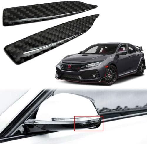 Carbon Fiber Rearview Side Mirror Anti Scratches Protect Guard Sticker Unversal