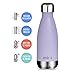 MIRA 12 oz Insulated Water Bottle - Slim Stainless Steel Cola Shape Thermos - Double Wall Hot & Cold Flask (24Hr Cold/12Hr Hot) - Lavender Violet