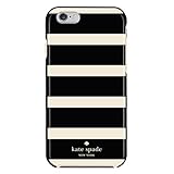 Kate Spade Kinetic Stripe iPhone Case - iPhone 8/7/6s/6 - Black/Cream