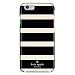 Kate Spade Kinetic Stripe iPhone Case - iPhone 8/7/6s/6 - Black/Cream