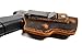 Glock 43 Holster - Concealed Carry Holster - Made in USA - Natural Water Buffalo Hide - Soft Sided Leather Inside The Waistband (IWB) Concealed Carry Holster