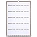 Mead Organizher Monthly Undated Tabbed Wall Calendar, One Year, 12 x 17 Inches (47037)