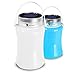 Xtreme Bright Solar Lantern and Collapsible Storage Bottle with USB Cable; Solar & USB Rechargeable