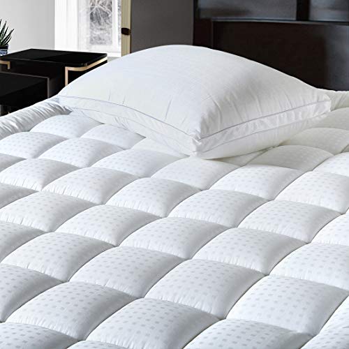 Balichun Full Size Mattress Pad Pillow Top Mattress Cover Cotton Top 8