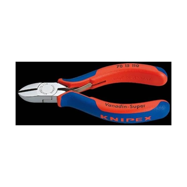 KNIPEX - 7015110 Mini-Seitenschneider, 110 mm Länge 760006