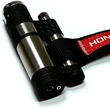 Honest BCZ058-3 Double Tube-3 Gas Refillable Jet Flame Lighter (Black) L023O