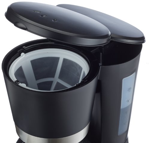 SUNTEC Filter-Kaffeemaschine mit Thermoskanne 1 Liter Füllmenge 8-10 Tassen Edelstahl Schwarz | Coffee Machine Timer… – Bild 5