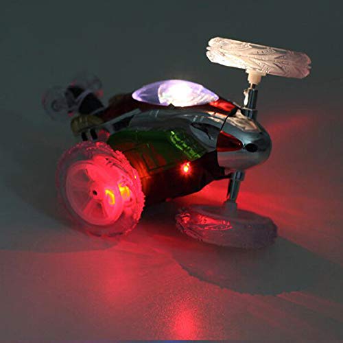 Ranoff Remote Control 360 Stunt LED Lighting Car Toy for Boy Girl Kid (Multicolour)