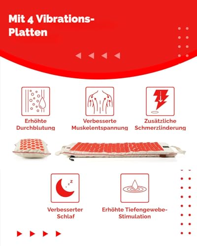 OrthoMatte Acupressure Mat with Vibration Function by OrthoMechanik