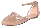 Betani Abela-9 Women's Ankle Strap Ballerina Ballet Flats