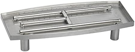 Amazon Com Oval Drop In Fire Pit Pan Burner 22 X10 X4 Garden